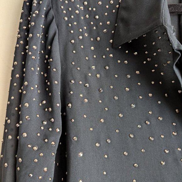 Melanie Lyne Woven blouse with jewel embellishments - Picture 10 of 10
